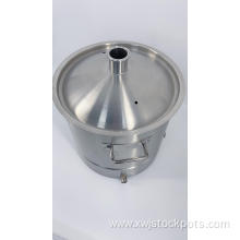 Stainless steel beer barrel with leakproof lid